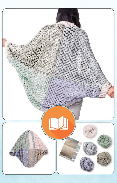 Crochet Cocoon in Caron x Pantone - Downloadable PDF