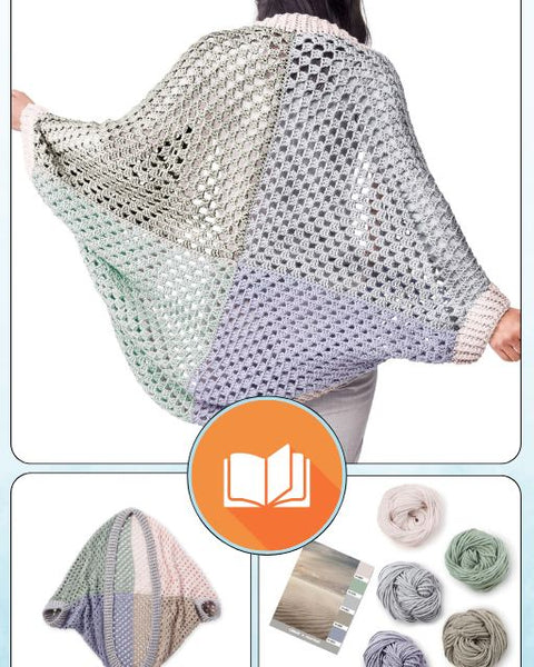 Crochet Cocoon in Caron x Pantone - Downloadable PDF
