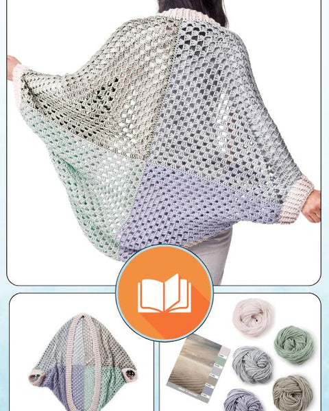 Crochet Cocoon in Caron x Pantone - Downloadable PDF