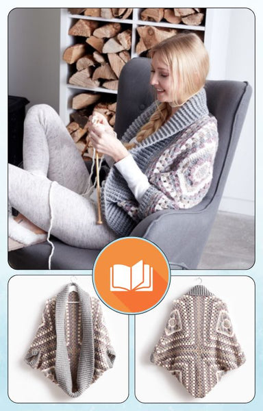 Coziest Crochet Cardigan in Patons Classic Wool Worsted - Downloadable PDF